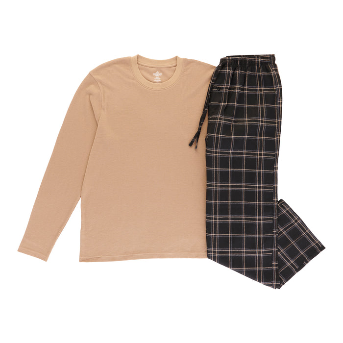 Mountain Ridge Men's Flannel PJ Gift Set, 2-Piece