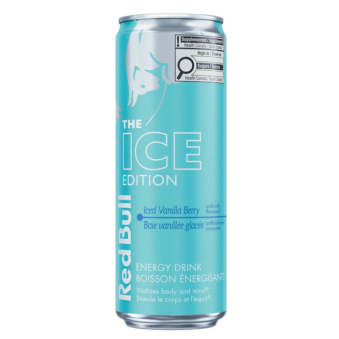 Red Bull Boisson Énergisante Baie Vanillée Glacée, 473 ml