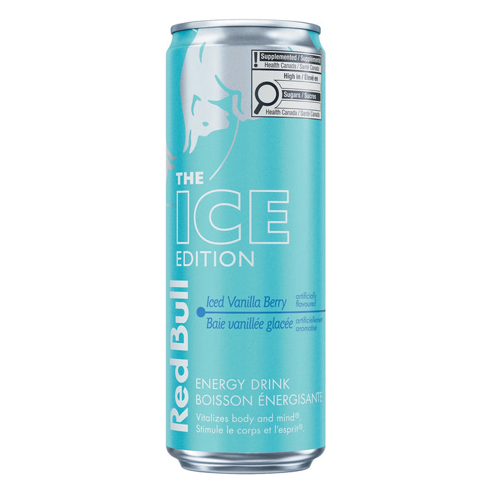 Red Bull Boisson Énergisante Baie Vanillée Glacée, 473 ml