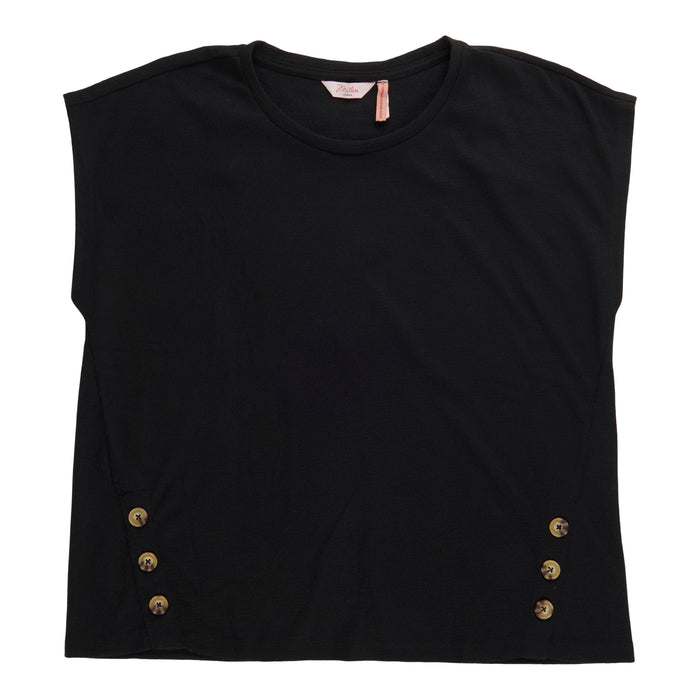 Women's Plus Top with Button Details