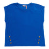 Women's Plus Top with Button Details