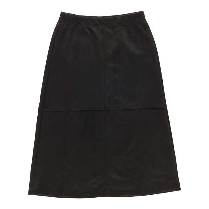 Jupe en similisuède de couleur unie lily morgan pour femmes