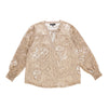 lily morgan Women's Split V-Neck Blouse
