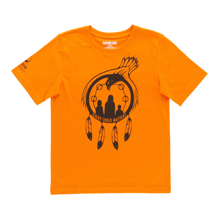 T-shirt orange Journée nationale de la vérité et de la réconciliation « Every Child Matters » (Chaque enfant compte) unisexe pour enfants – anglais