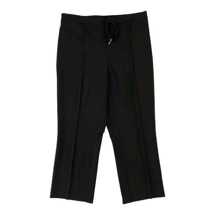 Pantalon noué à l’avant à jambe droite en point de Rome lily morgan taille plus pour femmes
