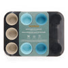 Muffin Pan with Silicone Cups, 13 Piece