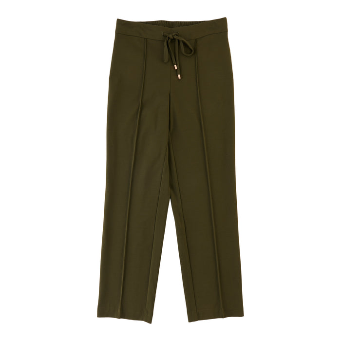 Pantalon noué à l’avant à jambe droite en point de Rome lily morgan pour femmes
