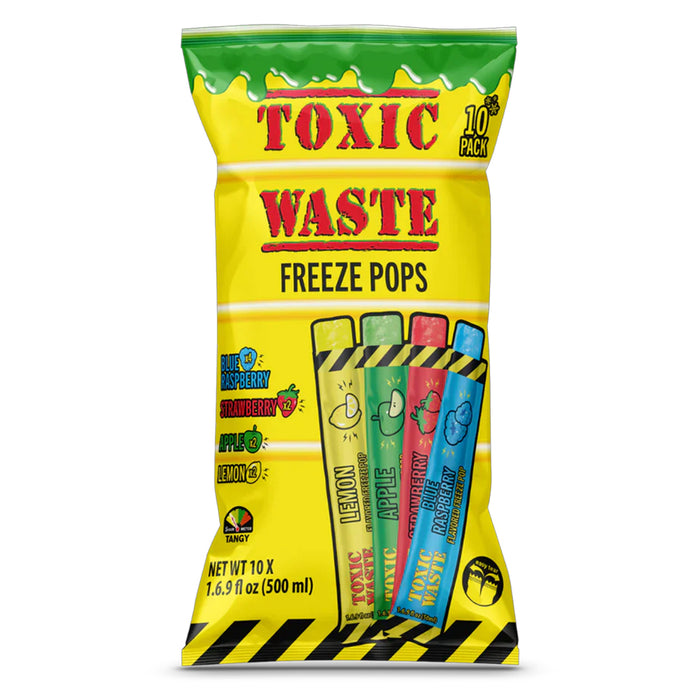 Sucettes glacées Toxic Waste, emb. de 10