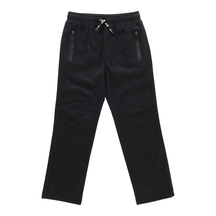 Toddler Boys' Solid Moto Stretch Pants