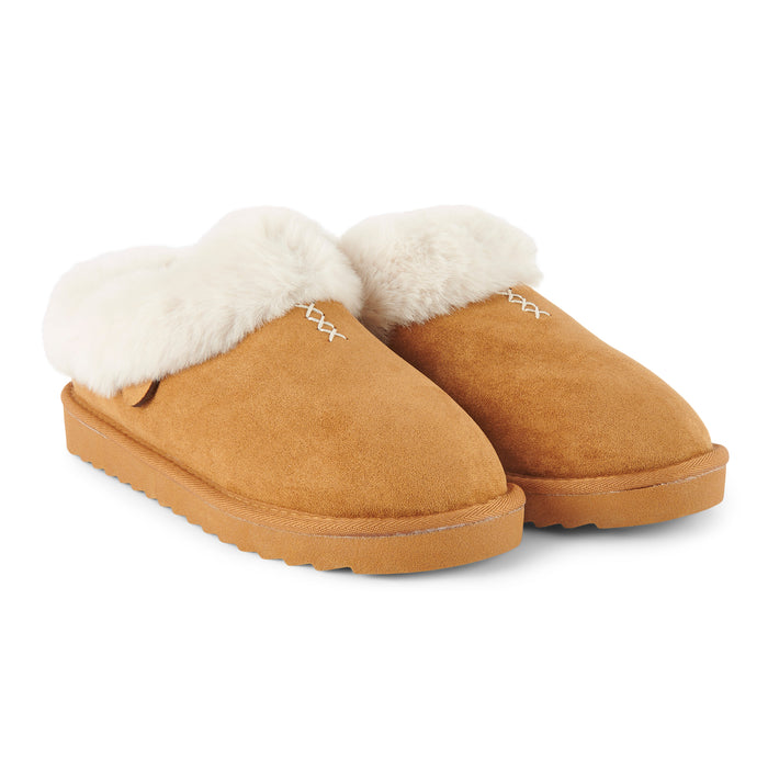 Pantoufles mules pelucheuses d’intérieur et d’extérieur mySTYLE pour femmes