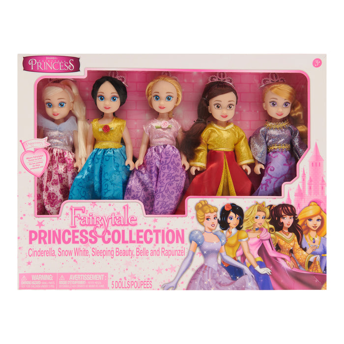 Fairytale Princess Collection, 9-in, 5 Pack