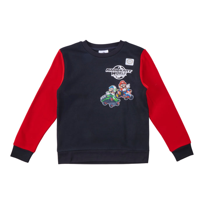 Boys' Licensed Super Mario Crew Neck Sweater
