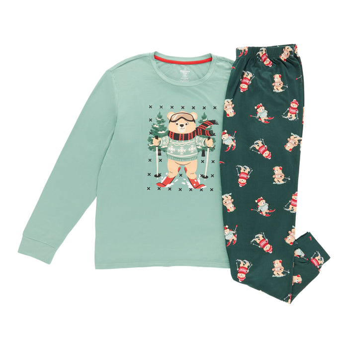 Mountain Ridge Men's Family PJ Set, 2-Piece