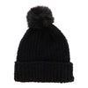 Tuque en chenille pour femmes avec pompon