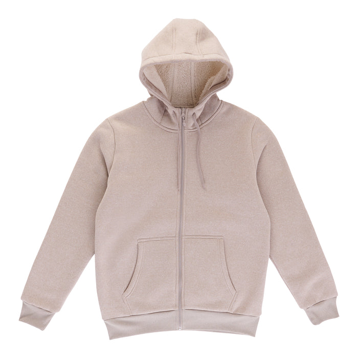 Chandail à capuchon doublé en sherpa pour hommes