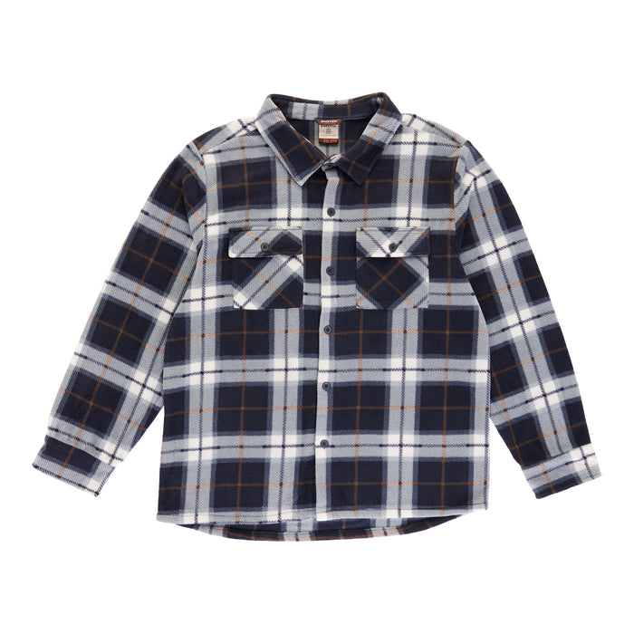 Big Guys Micro Polar Plaid Shirt, Assorted