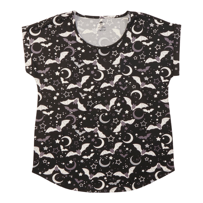Women's Halloween Print Crew Neck T-Shirt