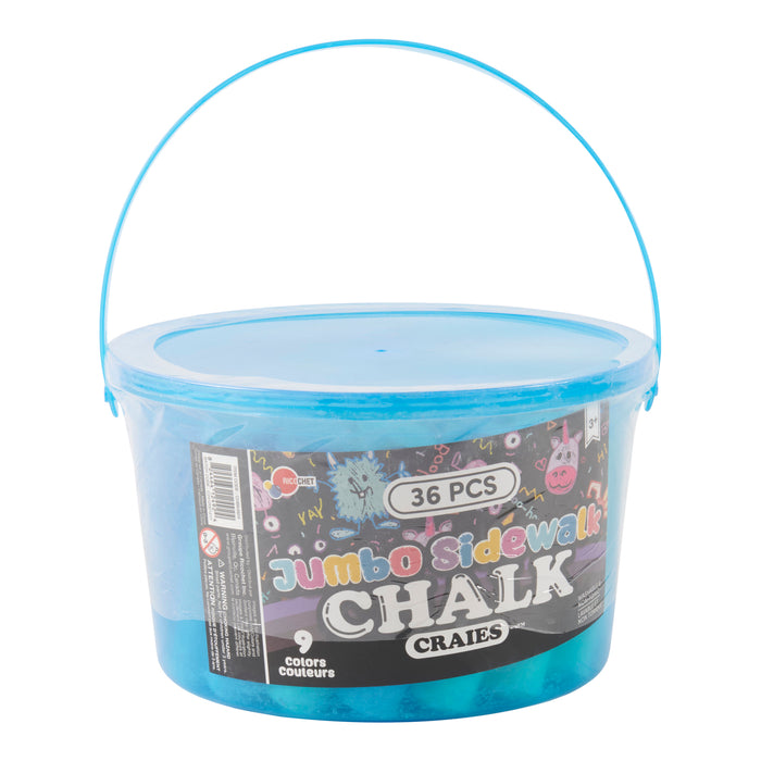 Jumbo Sidewalk Chalk, 36 Piece