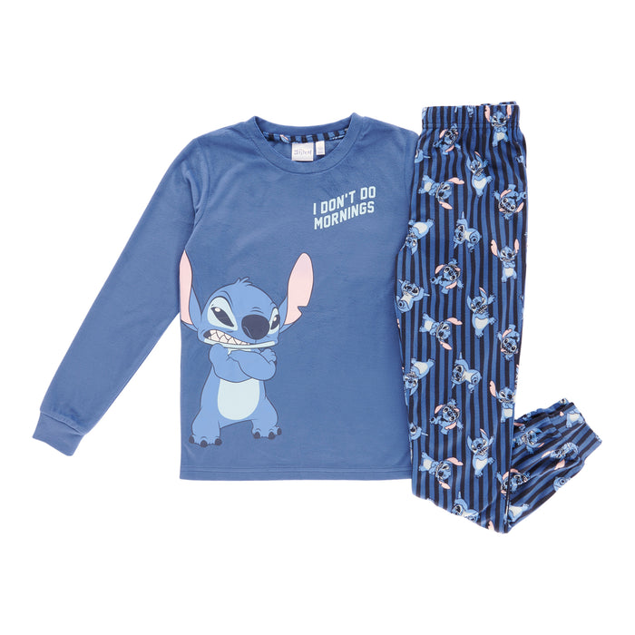 Toddler Boys' Licensed Stitch Printed Family Long Sleeve Pajama Set, 2-Piece
