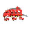 Ens. de camion de pompiers à 2 niveaux, 5 pièces