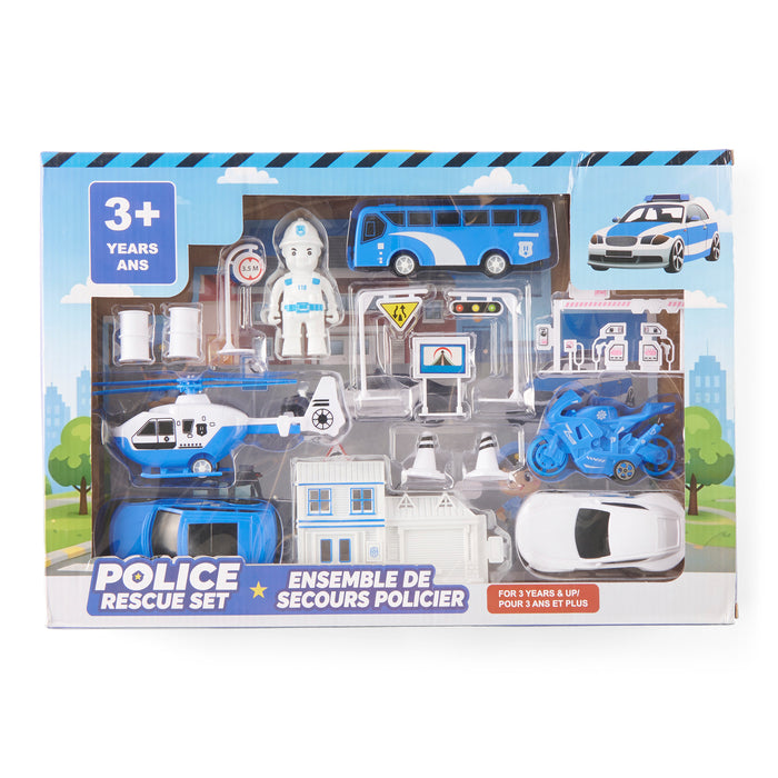 Police Value Playset, 18 Piece