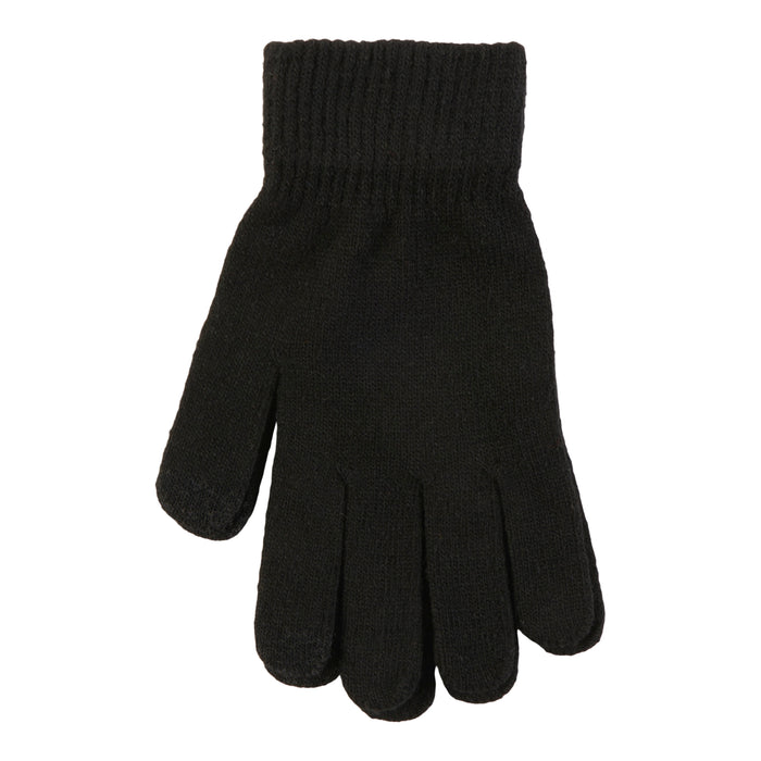 Mini gants noirs pour hommes, assortis – 1 paire