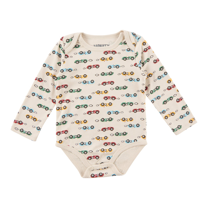 MONKEY BARS Infant Boys' North Country Printed Long Sleeve Onesie, 3-24 Month