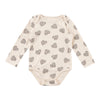 Cache-couche à manches longues imprimé Pays nordique MONKEY BARS pour petites filles, 3-24 mois