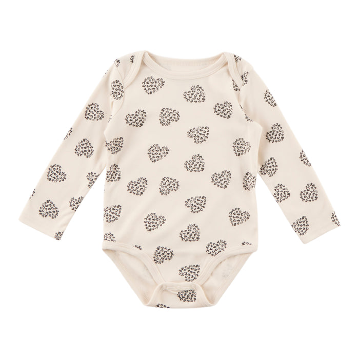 Cache-couche à manches longues imprimé Pays nordique MONKEY BARS pour petites filles, 3-24 mois