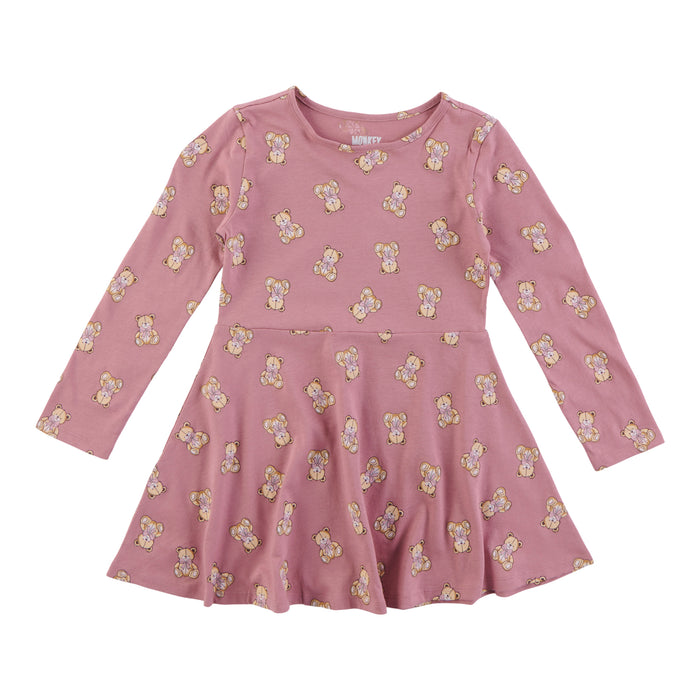 Robe à manches longues de base pour toutes-petites