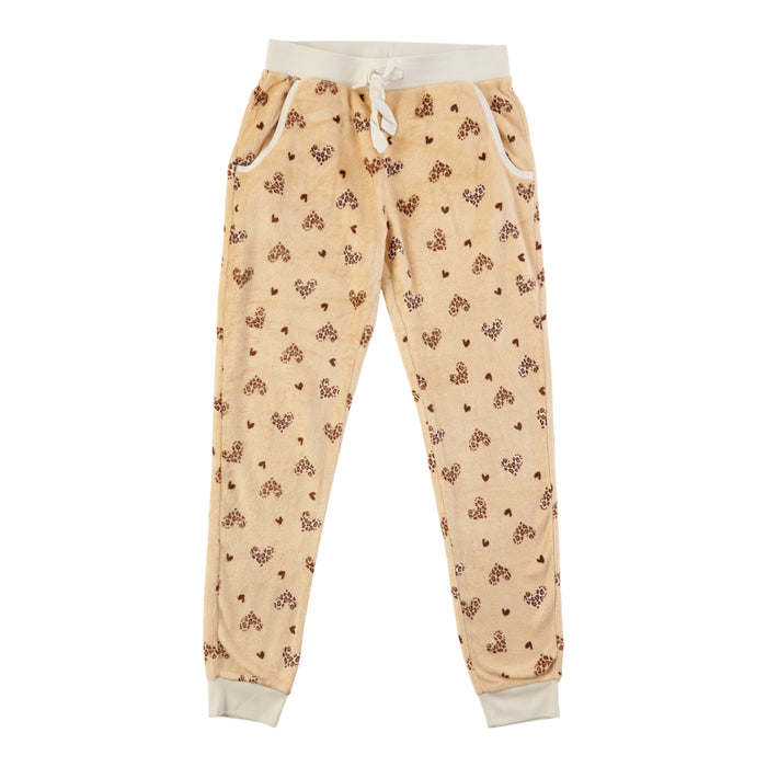 Pantalon de pyjama de style jogging imprimé en flanelle Carisma pour femmes