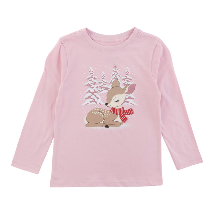 T-shirt à manches longues et à imprimé mySTYLE Kids pour toutes-petites