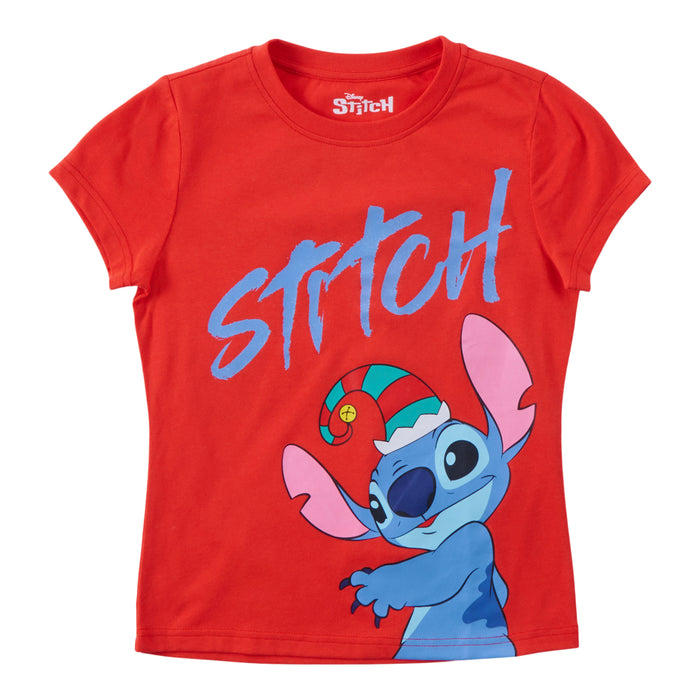 T-shirt de fantaisie Stitch sous licence pour filles