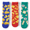 Kids' Novelty Food Crew Socks, 3-Pack