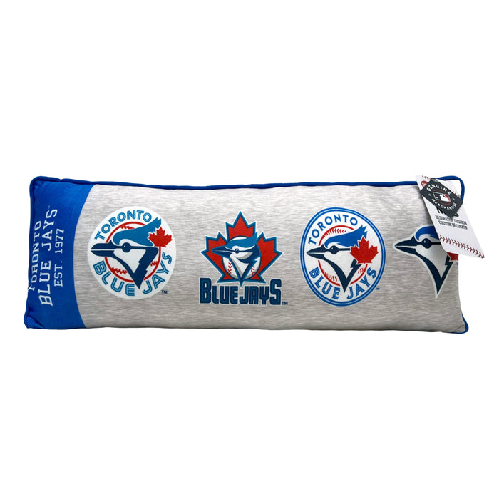 MLB Blue Jays Lumbar Cushion, 26-in x 9-in.