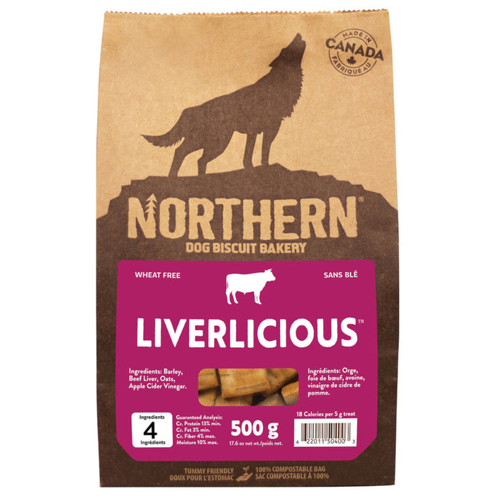 Biscuits pour chiens Liverlicious Northern Biscuit, 500 g