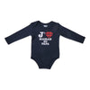 MONKEY BARS Infant Unisex North Country Family Onesie, French, 3-24 Month