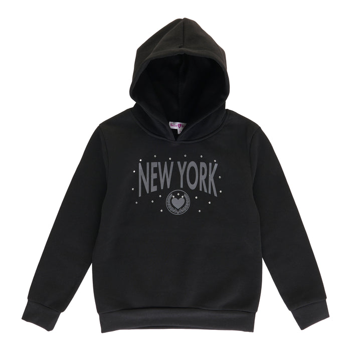 Haut à capuchon en molleton mySTYLE Kids pour filles
