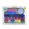 Mini Nail Polish Set with File and Pad, 8-Piece