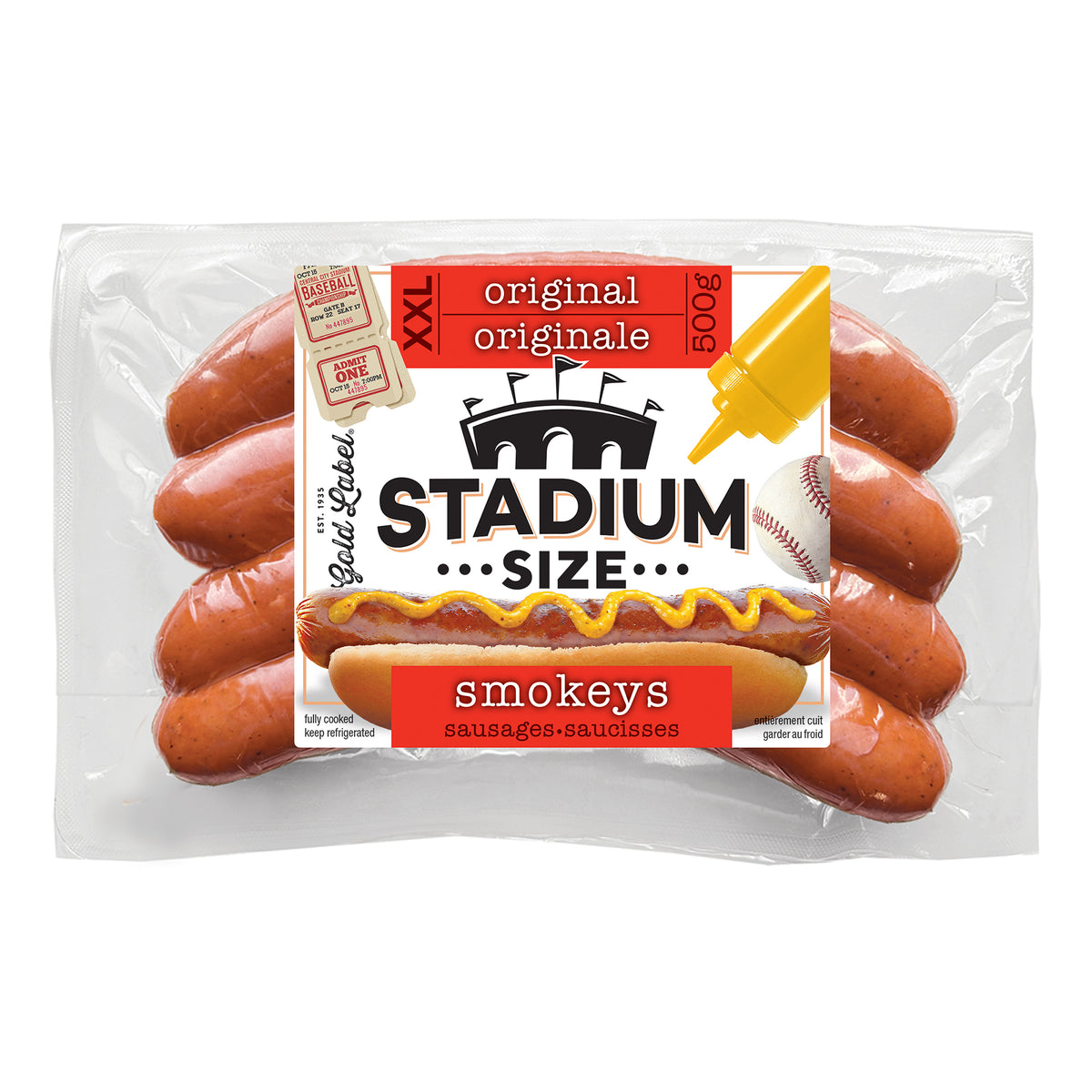 Gold Label Stadium Original Sausage, 500 g – Giant Tiger