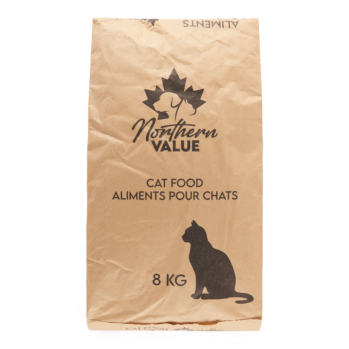 Nourriture pour chat Northern Value, 8 kg