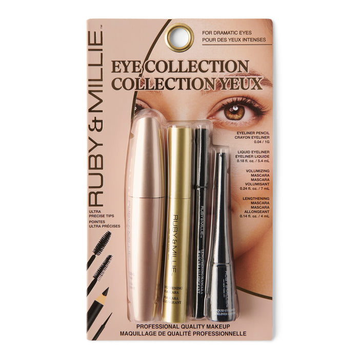 Trousse de maquillage Eye Collection Ruby & Millie, 4 pièces