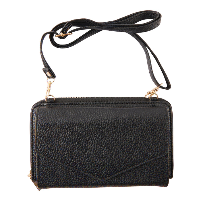 3-in-1 Pebbled Crossbody Bag
