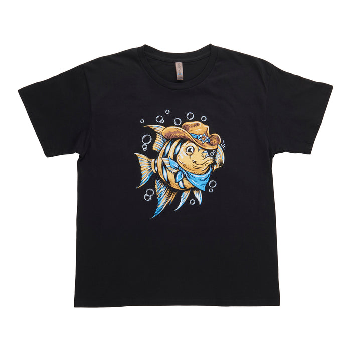 Kids' Unisex Angel Fish Cowboy T-Shirt