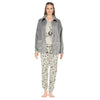 Pyjama avec veste à fermeture à glissière Carisma pour femmes, 3 pièces