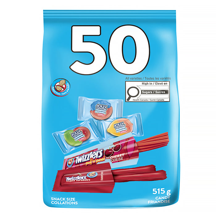 Hershey’s Candy Jolly Rancher & Twizzlers, 50- Pack