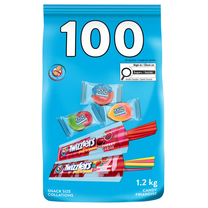 Bonbons assortis Hershey’s sans arachides, 100 morceaux
