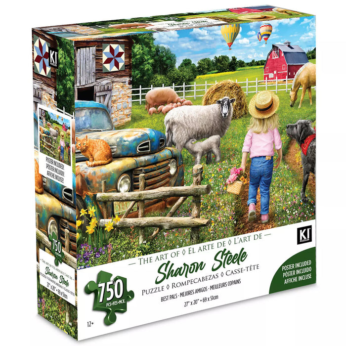 Sharon Steele Puzzles, Assorted, 750 Pieces