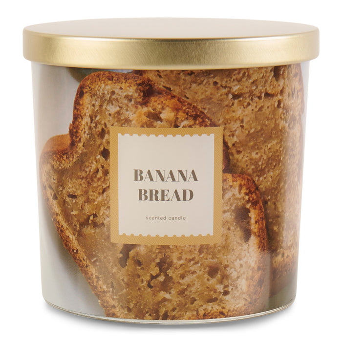 Chandelle en pot, pain aux bananes, 14 oz