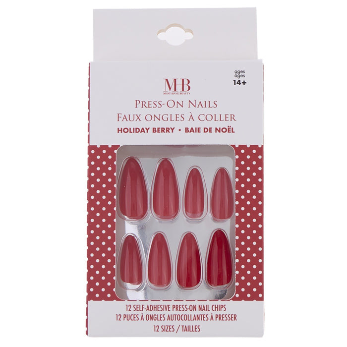Holiday Adult Press-On Nails, 12-Pack
